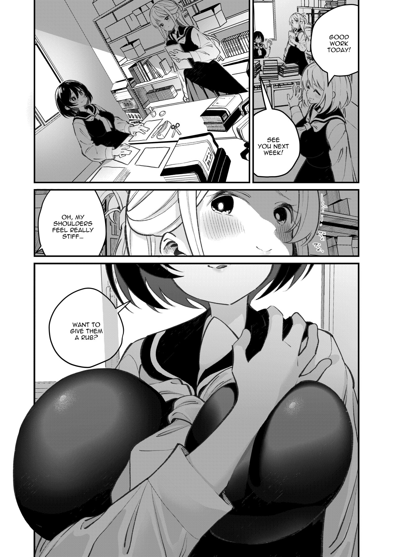 Hentai Manga Comic-Titititititty Breasty Lesbian Joint Publication-Read-18